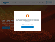 Tablet Screenshot of kognitio.com